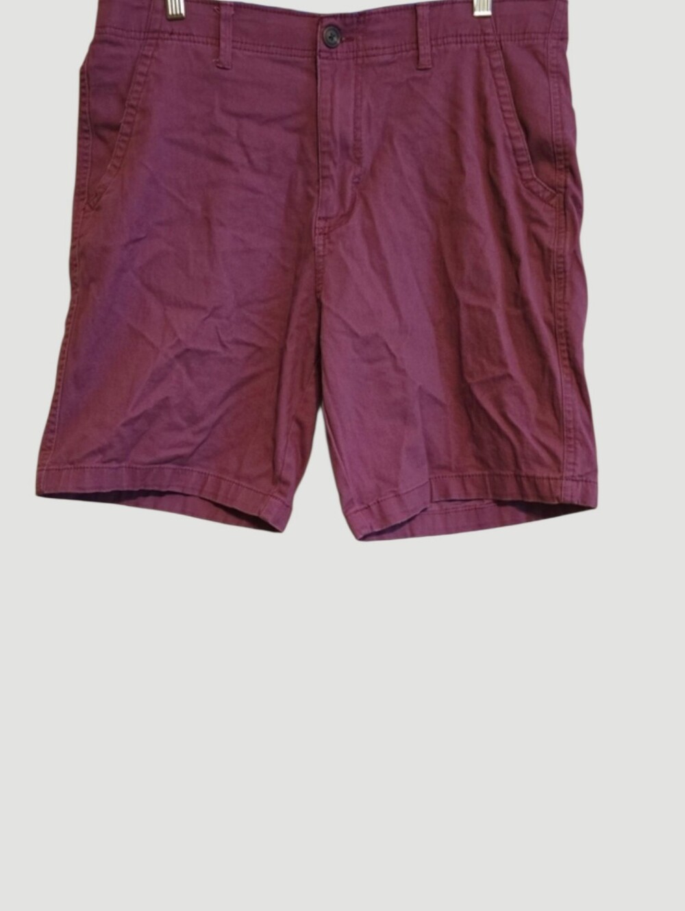 denali shorts men's size‎ 34 light burgundy flat front stretch Summer